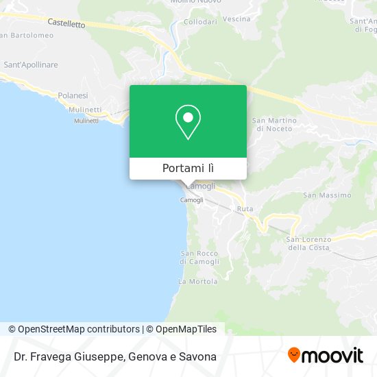 Mappa Dr. Fravega Giuseppe