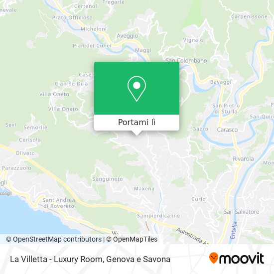 Mappa La Villetta - Luxury Room