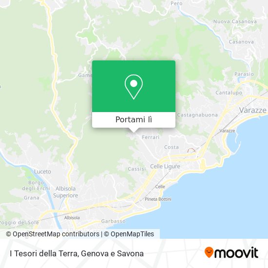 Mappa I Tesori della Terra