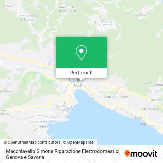 Mappa Macchiavello Simone Riparazione Elettrodomestici