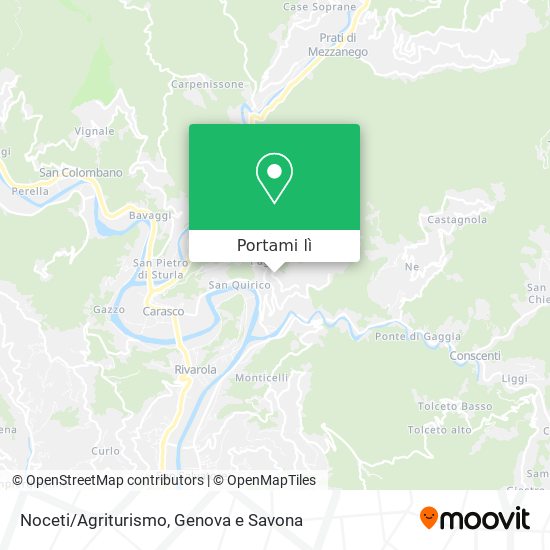 Mappa Noceti/Agriturismo