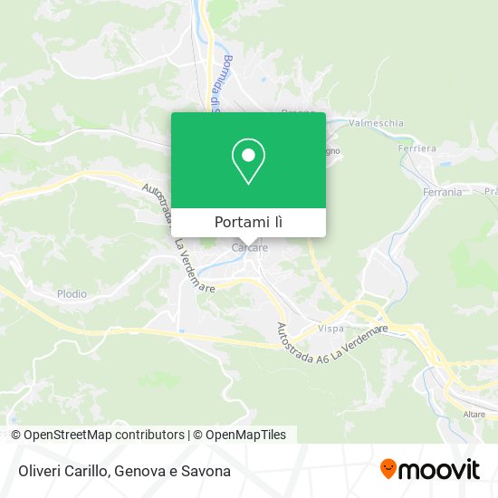 Mappa Oliveri Carillo