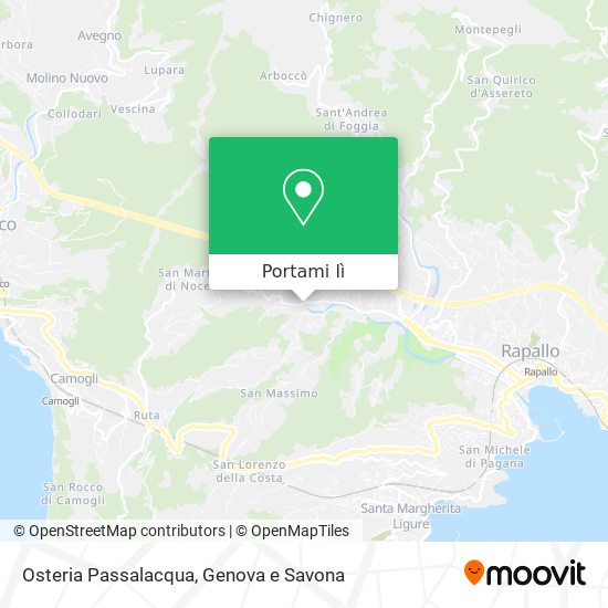 Mappa Osteria Passalacqua