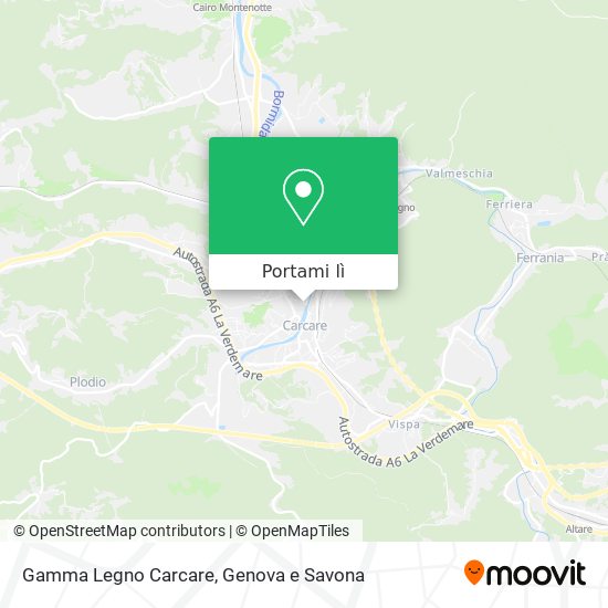 Mappa Gamma Legno Carcare