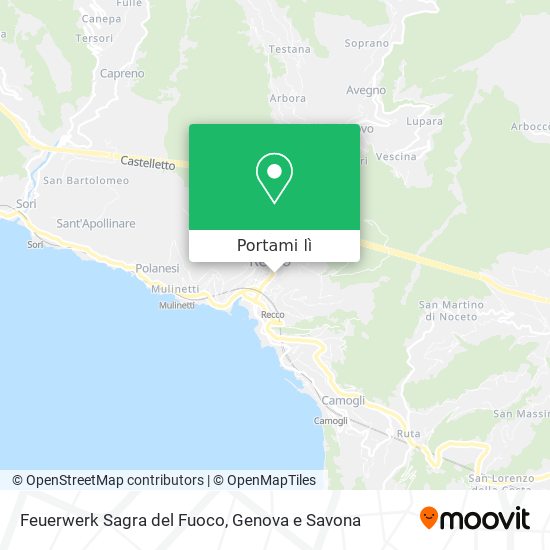 Mappa Feuerwerk Sagra del Fuoco