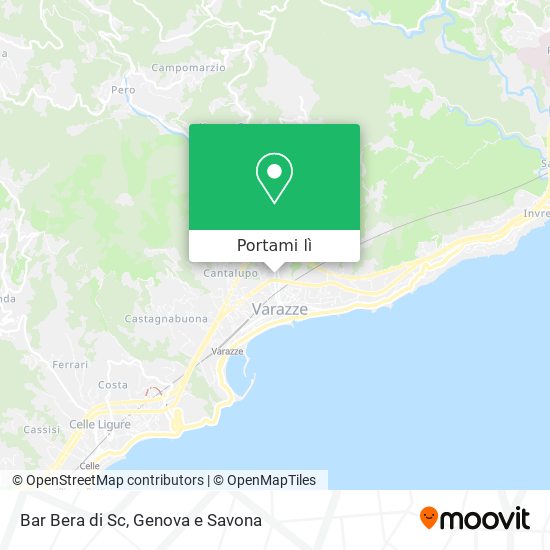 Mappa Bar Bera di Sc