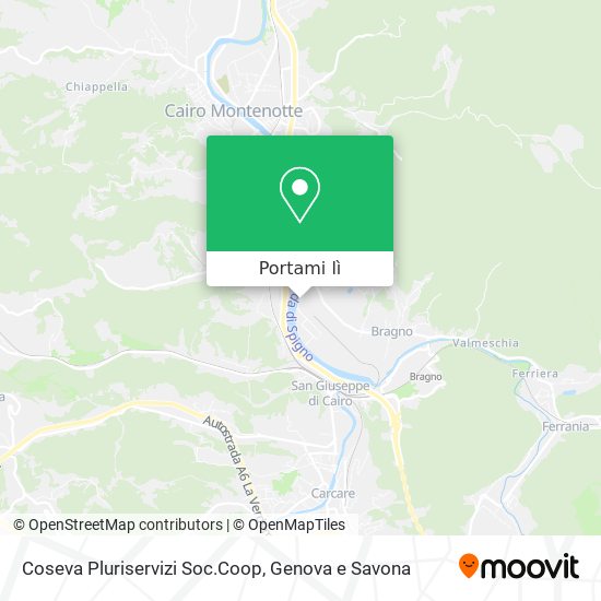 Mappa Coseva Pluriservizi Soc.Coop