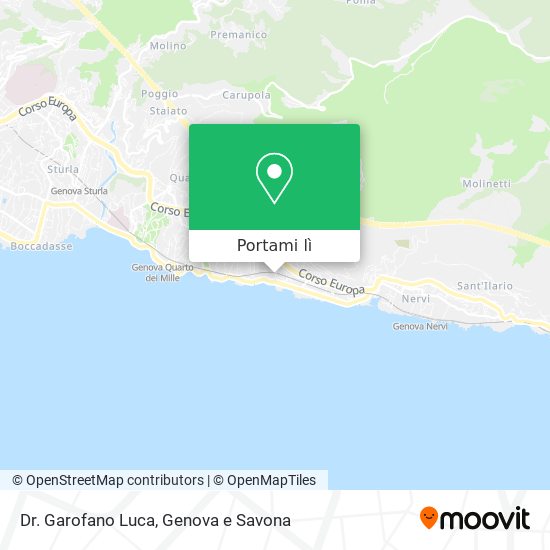 Mappa Dr. Garofano Luca