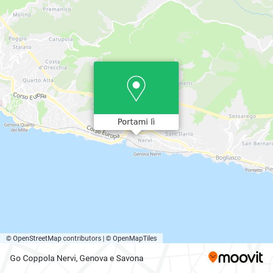 Mappa Go Coppola Nervi