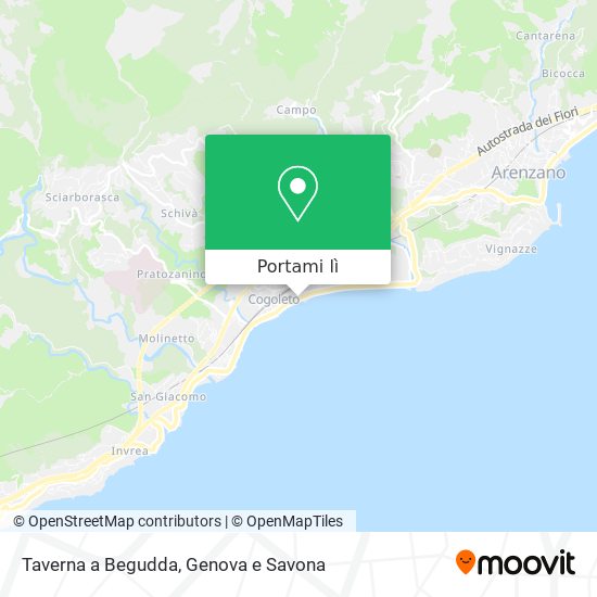 Mappa Taverna a Begudda