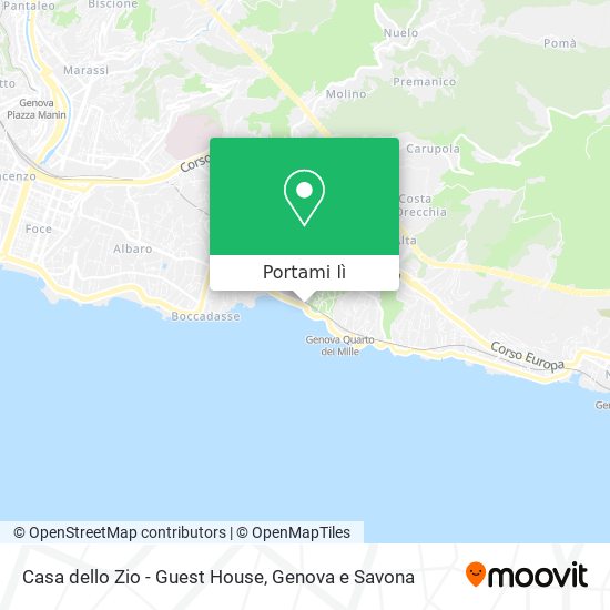 Mappa Casa dello Zio - Guest House