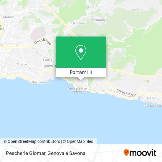 Mappa Pescherie Giomar