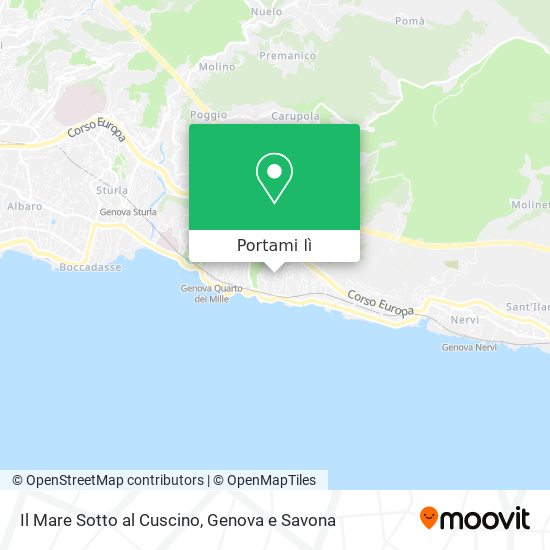Mappa Il Mare Sotto al Cuscino