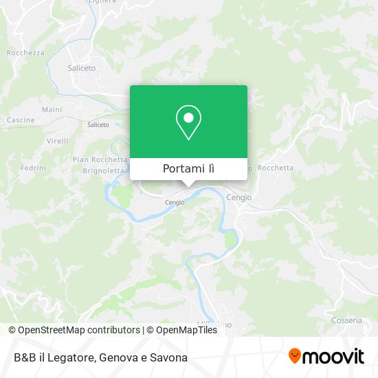Mappa B&B il Legatore