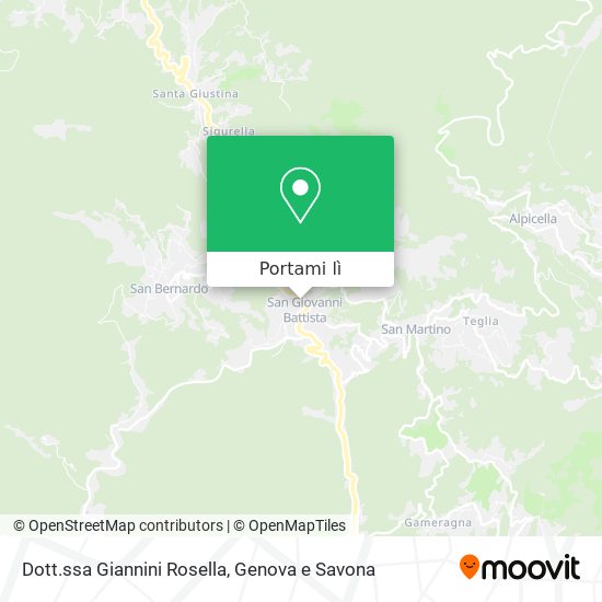 Mappa Dott.ssa Giannini Rosella