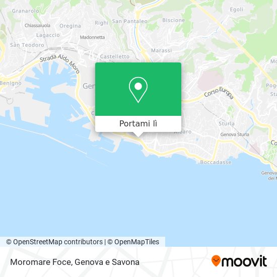 Mappa Moromare Foce