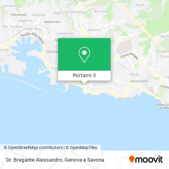 Mappa Dr. Bregante Alessandro