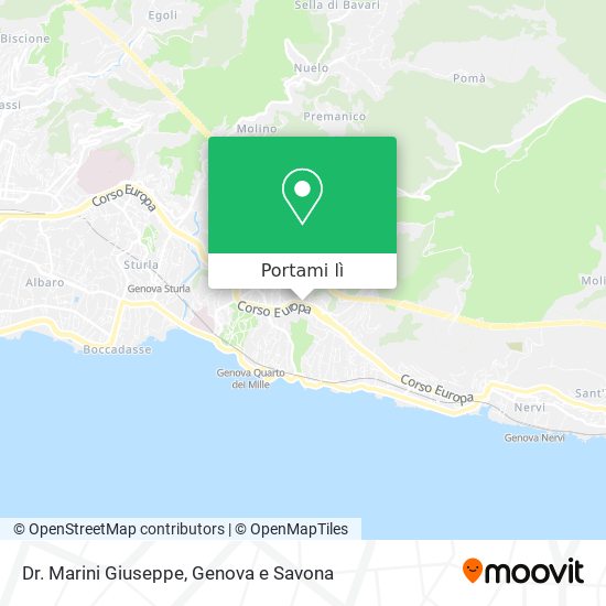 Mappa Dr. Marini Giuseppe