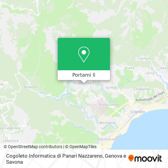 Mappa Cogoleto Informatica di Panari Nazzareno