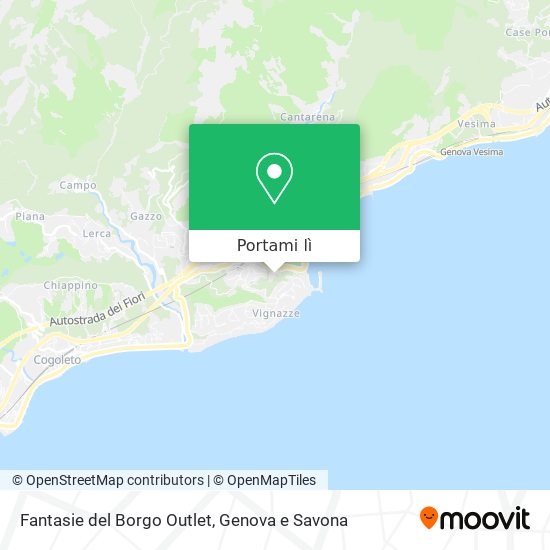 Mappa Fantasie del Borgo Outlet