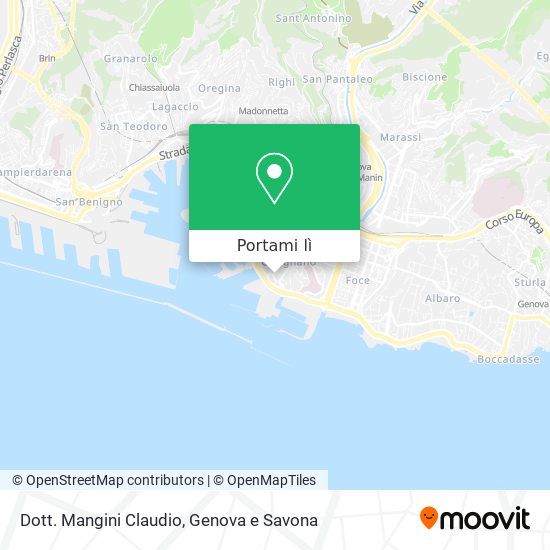 Mappa Dott. Mangini Claudio