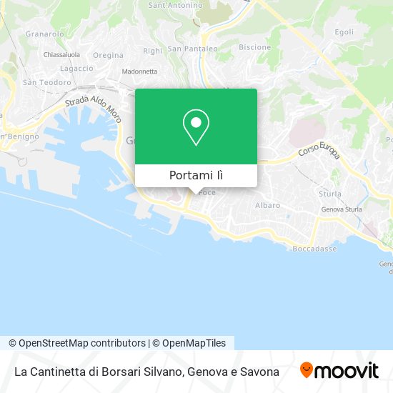 Mappa La Cantinetta di Borsari Silvano