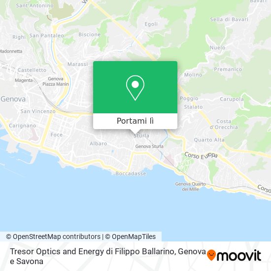 Mappa Tresor Optics and Energy di Filippo Ballarino