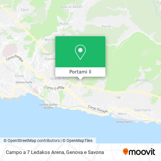 Mappa Campo a 7 Ledakos Arena