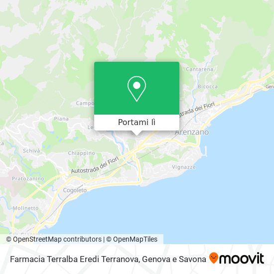 Mappa Farmacia Terralba Eredi Terranova