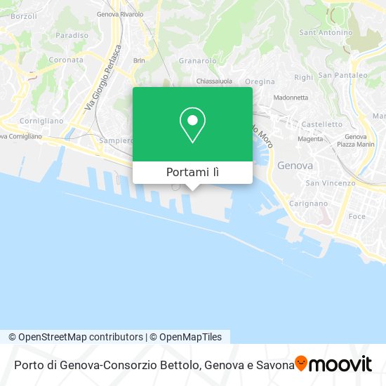 Mappa Porto di Genova-Consorzio Bettolo