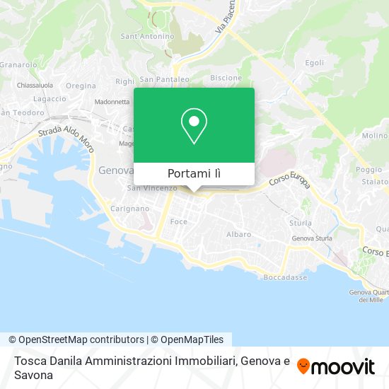 Mappa Tosca Danila Amministrazioni Immobiliari