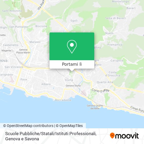 Mappa Scuole Pubbliche / Statali / Istituti Professionali