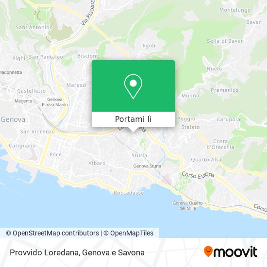 Mappa Provvido Loredana