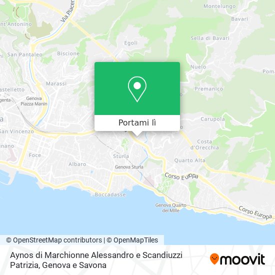 Mappa Aynos di Marchionne Alessandro e Scandiuzzi Patrizia