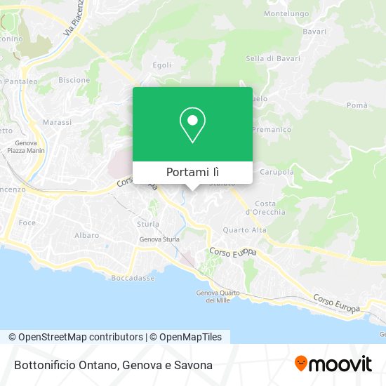 Mappa Bottonificio Ontano