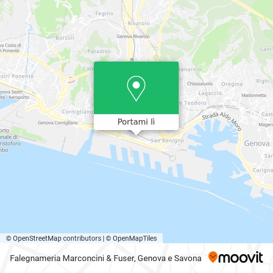 Mappa Falegnameria Marconcini & Fuser