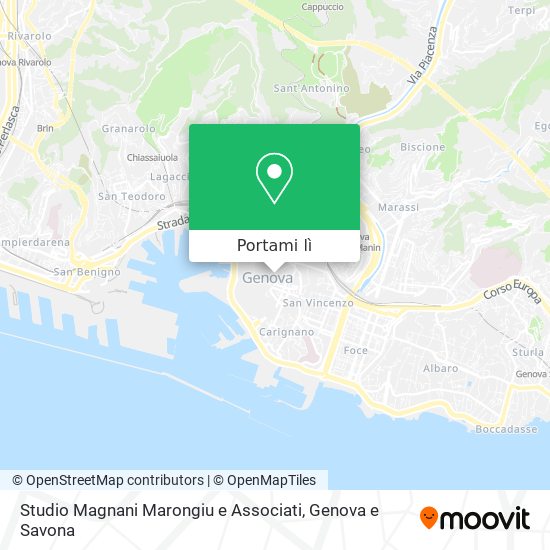 Mappa Studio Magnani Marongiu e Associati