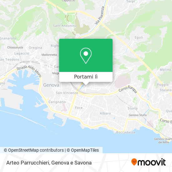 Mappa Arteo Parrucchieri