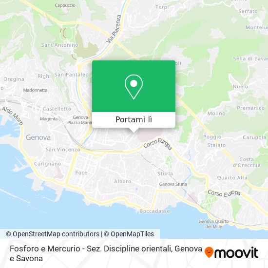Mappa Fosforo e Mercurio - Sez. Discipline orientali