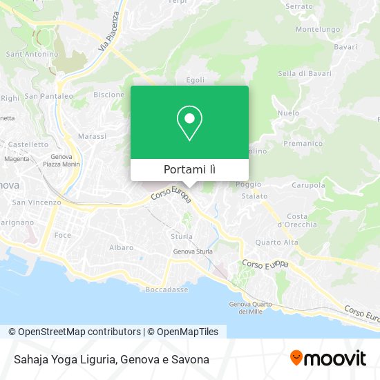 Mappa Sahaja Yoga Liguria
