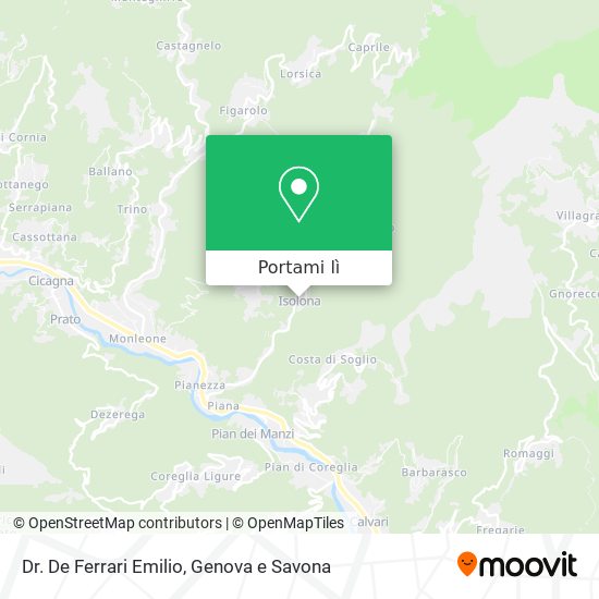 Mappa Dr. De Ferrari Emilio