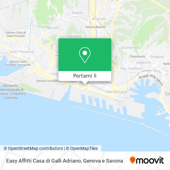 Mappa Easy Affitti Casa di Galli Adriano