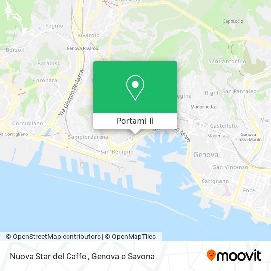Mappa Nuova Star del Caffe'