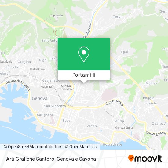 Mappa Arti Grafiche Santoro