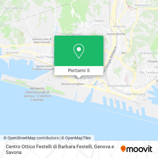 Mappa Centro Ottico Festelli di Barbara Festelli