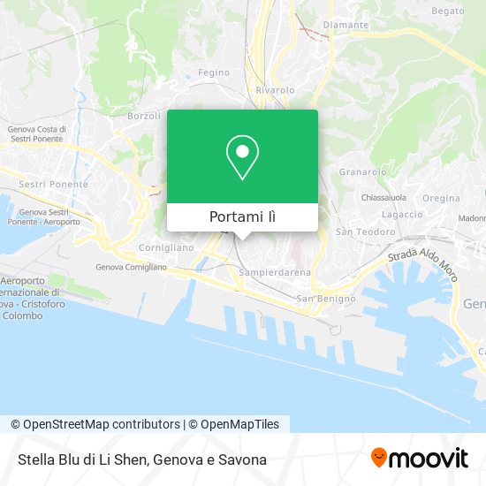 Mappa Stella Blu di Li Shen