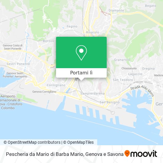 Mappa Pescheria da Mario di Barba Mario