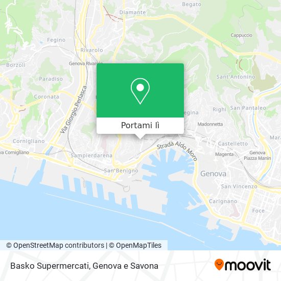 Mappa Basko Supermercati