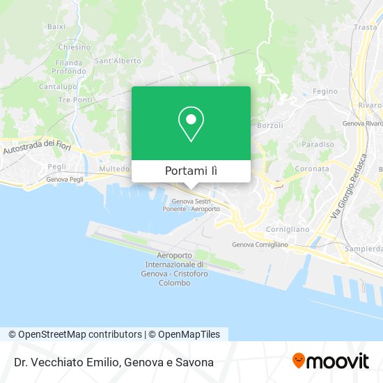 Mappa Dr. Vecchiato Emilio