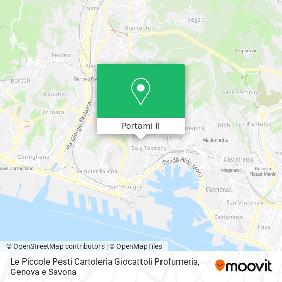 Mappa Le Piccole Pesti Cartoleria Giocattoli Profumeria
